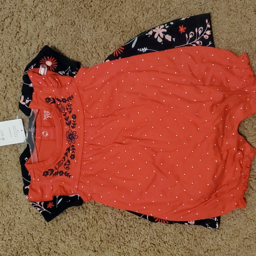 3 piece Carters Baby girl outfits 3m $9 or 2 for $10